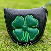 Funda para cabeza de palo de golf y funda para putter con diseño de trébol de cuatro hojas - Accesorio protector duradero y divertido para amantes del golf y entusiastas del juego | Perfecto para uso diario - Multicolor - Ver 12