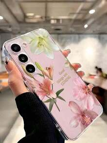 11-Piece Soft Watercolor Bindweed Flower Phone Case, Compatible With Huawei Honor, Compatible With Redmi, Compatible With Galaxy A04e/12/A13/A14/A34/A50/A52/A53/A54/S21/S22/S23/S24/S25/S25Ultra, 6A/7A/8A, 12T/13T, International Version, Not The Domestic Version - 款式 3(1 件) - 查看 7