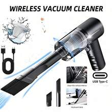SOKANY 1200mAh Cordless Handheld Vacuum Cleaner, Powerful Wet & Dry Suction, Blow Function - Compact Portable Vacuum Cleaner For Home, Car, Pet Hair, Dust And Debris, Dual Use For Home And Car - Cordless - View 7