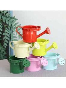 1pc Small Metal Gardening Floral Sprayer, Mini Watering Can - Multicolor - View 5