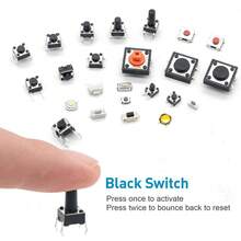 240 Pcs 24 Value Micro Momentary Tactile Push Button Switch Tact Assortment Kit - 1 - Xem 3