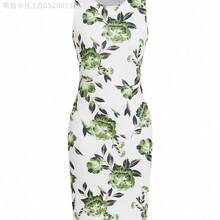 Yunuo Menswear  2 piezas - Vestido ajustado con estampado floral elegante y cárdigan de punto de manga media rosa para mujer, adecuado para citas, ir al trabajo, uso diario. Conjuntos de ropa verde para mujer, conjunto de vestido floral de color verde salvia, ropa de mujer para otoño, atuendos de maestra, conjuntos de salón para mujer, ropa de mujer para otoño - Verde Oscuro - Ver 8