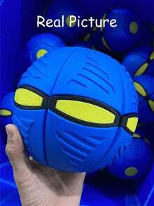 2026 New Upgraded Thickened Elastic Stomp Ball, Magic Flying Saucer Transforming Ball, Outdoor Interactive Fun Stress Relief Sports Toy, Random Color Sent - Multicolor - View 6
