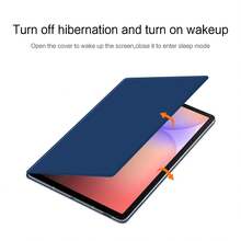 磁吸保護殼 適用於 Galaxy Tab S10 Lite/S10FE/S9/S8/S7 11吋 Tab S10+/S9FE+/S9+/S8+/S7FE 12.4吋 Tab S10/S9/S8 Ultra 附筆槽保護套 - 寶藍色 - 查看 6