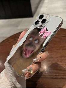 Funny And Ugly Monkey-Painted Phone Case, Shockproof And Transparent, Compatible With IPhone 16/11/16pro/16plus/16promax/16e/15Promax/13/14/12/XS/XR/7G/8P, Compatible With Samsung Galaxy 11/12Pro/12/12X/13Pro/14Pro/15Pro, Compatible With Redmi 10/9/Note9/12c/Note11pro/Note8Pro, Waterproof, Shockproof And Scratch-Resistant, International Version, Spring Birthday Gift - 款式 3(1 件) - 查看 7