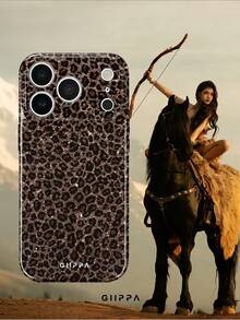 GIIPPA 1 Peça Capa de Celular 17 Pro Max com Design de Estampa de Leopardo Brilhante, Compatível com Celular 16 Pro Max, 15 Pro Max, 14 Pro Max, Capa de Celular Estilosa e Interessante Coreana, Serve para 11/12/13/14/15/14 Pro Max Plus, Design Elegante Adequado para Homens e Mulheres, Presente Ideal para Namorada no Natal, Dia dos Namorados, Páscoa, Temporada de Casamento e Aniversário - Multicolorido - Visão 8