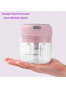 250ml Household Vegetable Chopper, Pulp Slicer, Garlic Chopper, Multifunctional Vegetable Cutter, Garlic Masher Food Processor Vegetable Chopper Fruit Crusher Onion Masher - Multicolor - View 12
