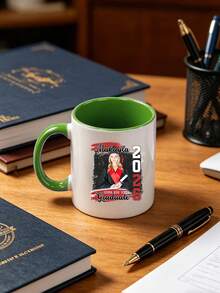 Customized Graduation Mug, Can Customize Photo & Text, 2026 Graduation Commemorative Colored Ceramic Cup, Personalized Graduation Commemorative Mug - Multicolor - View 53