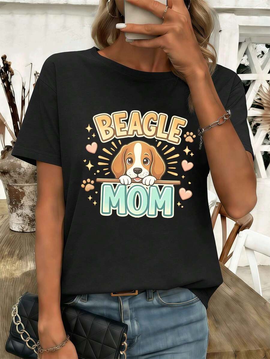 Women T-Shirts - Black - View 1