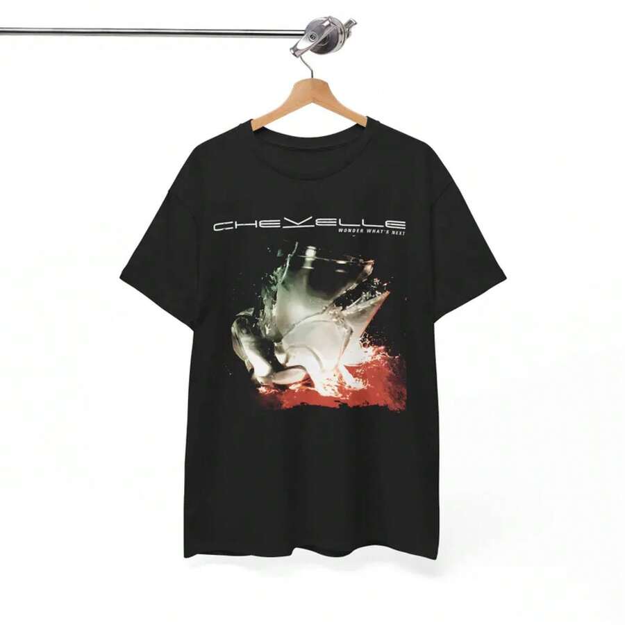 Camiseta del álbum "Wonder What's Next" de Chevelle, Ropa de Rock Alternativo Metal de los 2000