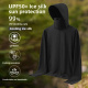 Ropa de protección solar negra F02