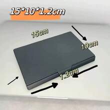 DIY 磁吸式眼影盤收納盒，可自定義配色化妝收納盒附鏡子（不含小金屬盤） - 黑色 - 查看 11