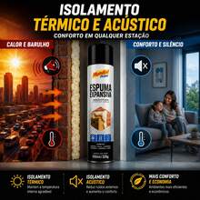 Espuma Expansiva de Polivretano MP90 Spray 500ml  Prime - Branco - Visão 5