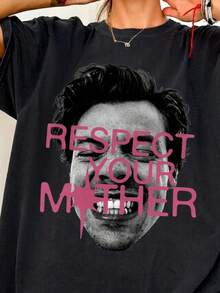 Kortärmad t-shirt med mjuk textur och moderiktig slogan, med en kreativ design som föreställer en dansscen, ett utmärkt plagg för dagligt bruk av fans och som present. Streetwear-kläder T-shirts Dam Sommarblusar Dam Sweatshirts Dam Kortärmade T-shirts Dam Strandkläder  dam - Svart - Visa 6