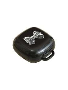 1 hộp đựng trang sức mini cầm tay có gương, trang trí nơ dễ thương, tích hợp lược nhỏ tiện dụng, có 4 màu với nơ bạc trang trí, phù hợp đựng bông tai, dây chuyền, nhẫn, phụ kiện tóc, thuốc, quà tặng tuyệt vời cho bạn gái, Ngày của Mẹ, Ngày Lễ Tình Nhân, Ngày Nhà Giáo, Giáng Sinh, Sinh Nhật - Nhiều màu - Xem 13