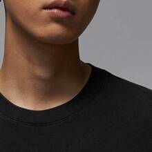 Nike Nueva camiseta de hombre de cuello redondo, suelta y transpirable con estampado de patrón Jordan - Negro - Ver 4