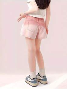 Women Pants - Dusty Pink - View 9