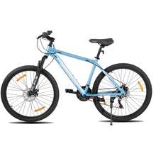 Hiland All-Terrain Mountain Bike (26/27.5 Inch) – Elegant MTB For Women & Men – 18-Speed Gears & V-Brakes – Attractive Colors - 藍色 - 查看 5