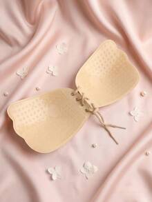 2pcs/10pcs Summer Backless Self-Adhesive Bras, Drawstring Bra Pasties, For Women, Lift, Invisible, Strapless, Breathable, Anti-Sagging, Suitable For Wedding Dress - Multicolor - View 2