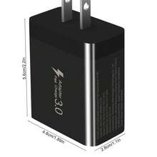 1個 2A2C 介面 USB-C 插頭快速充電器，40W 4 埠多 USB 充電適配器 (美國插頭) 雙埠 PD 電源適配器 + QC 壁式充電器，多埠 AC 電源 Type-C 充電插頭，適用於多人充電、多裝置充電、居家充電需求及辦公桌使用，多埠快速充電 - 查看 10