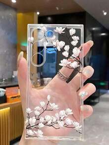 1 Piece Soft Phone Case With Minimalist Tulip And Star Pattern, Compatible With Huawei Honor, , Galaxy A04e/12/A13/A14/A34/A50/A52/A53/A54/S21/S22/S23/S24/S25/S25Ultra/S25FE/S26/S26 PLUS/S26 ULTRA/S26 EDGE, 6A/7A/8A, 12T/13T/15T/15T Pro - 款式 5(1 件) - 查看 5