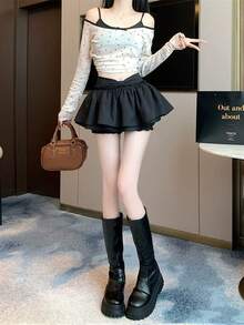 Women Skirts - Black - View 6