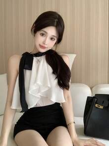 Women Tops - White - View 3