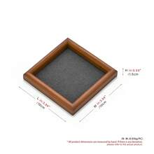 Oirlv Wooden Jewelry Storage Tray, Jewelry Ring Bracelet Necklace Display Tray, Watch Jewelry Storage Tray - Multicolor - View 14