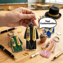 Personalized Acrylic Graduation Keychain, Class Of 2026 Keychain, High School Graduation Gift, College Graduated Keychain, New Graduate Gift - Multicolor - View 1