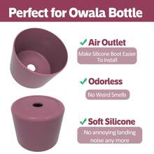 Bota de botella de agua de silicona antideslizante para 24oz 32oz 40oz funda protectora Protector inferior Adventure HCV3 - shanhuang-32oz - Ver 5
