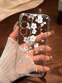 1 Piece Soft Phone Case With Minimalist Tulip And Star Pattern, Compatible With Huawei Honor, , Galaxy A04e/12/A13/A14/A34/A50/A52/A53/A54/S21/S22/S23/S24/S25/S25Ultra/S25FE/S26/S26 PLUS/S26 ULTRA/S26 EDGE, 6A/7A/8A, 12T/13T/15T/15T Pro - 款式 2(1 件) - 查看 6