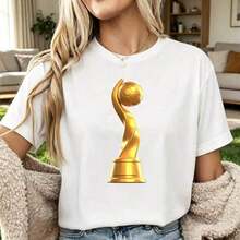 Camiseta Retro de Fútbol con Cinta de Bandera de la Copa del Mundo para Fanáticos - Blanco4 - Ver 11