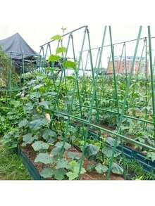 28pcs Multi-Functional Garden Support Stake Set, Suitable For Various Fruit And Vegetable Plant Support, Freely Combinable And Assemblable Garden Climbing Trellis - Multicolor - View 6