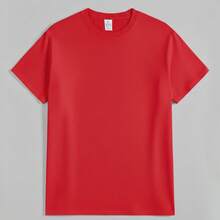 The 2026 Summer Pure Cotton T-Shirt Features A Tropical Design And The Hurley Logo, With Palm Leaf And Floral Patterns That Evoke - 紅色 - 查看 2