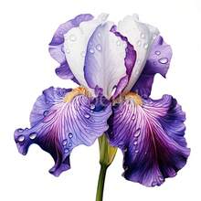 Semillas de Flores David's Garden, Iris Nativo Americano Silvestre, 100 Semillas - 8 - Ver 9