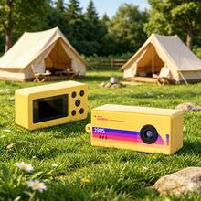 Nueva cámara digital mini retro, diseño colgante portátil, batería incorporada de 200mAh, píxeles de alta definición, grabación de fotos y vídeos, regalo ideal para vacaciones - Ver 11
