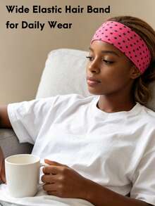 Polka Dot Ins Style Sweet Soft Cute Makeup & Washing Headband - Multicolor - View 4