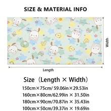 Sanrio Pochacco All-Over Beach Towel, Cute Pastel Star Print Ultra Soft Beach Towel, Perfect For Pool, Summer Beach And Travel - A - View 5