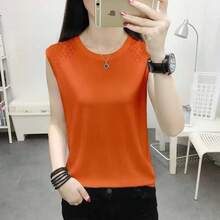 Women Lightweight Cardigans - Apricot - View 4