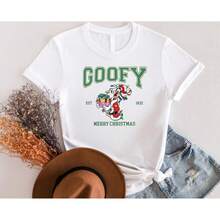 Camiseta de  y sus Amigos para Navidad, Camiseta Navideña de , Camiseta Familiar para Navidad, Camiseta para Fiesta de Navidad, Regalo de Navidad, camiseta blanca, suave y transpirable, una camiseta cómoda de manga corta-la elección perfecta para niños, adecuada tanto para niños como para niñas. Diseño de dibujos animados lindo, casual y sencillo. - Blanco - Ver 1