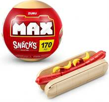 ZURU MAX Premium Snacks Building Bricks Collection (Hamburger) By Building Bricks For Teens, Adults And Collectors. Build, Collect And Display Your Collection Of Delicious Snacks! (Random) - Multicolor - View 5