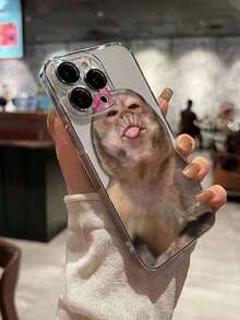 Funny And Ugly Monkey-Painted Phone Case, Shockproof And Transparent, Compatible With IPhone 16/11/16pro/16plus/16promax/16e/15Promax/13/14/12/XS/XR/7G/8P, Compatible With Samsung Galaxy 11/12Pro/12/12X/13Pro/14Pro/15Pro, Compatible With Redmi 10/9/Note9/12c/Note11pro/Note8Pro, Waterproof, Shockproof And Scratch-Resistant, International Version, Spring Birthday Gift - 款式 4(1 件) - 查看 3