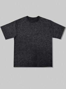 Fractyr Camiseta de manga corta de cuello redondo con estampado de dinero, de corte holgado y estilo casual de calle para hombre, para el verano 9Y55 - Negro - Ver 5