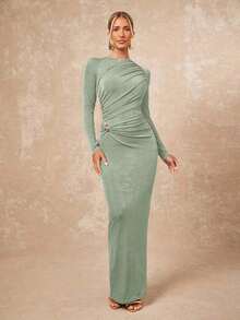Women Midi Dresses - 綠色的 - 查看 9