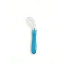 COLHER SILICONE AZUL