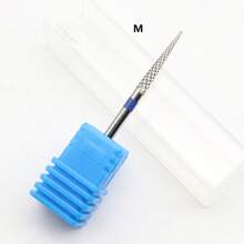 Easy Nail 1pc Needle Tungsten Carbide Nail Drill Bit For Cuticle Cleaning, Dead Skin & Rhinestone Removal, Professional Nail Grinding Head, 2.35mm Shank - Multicolor - View 7