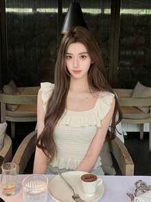 Women Tops - Apricot - View 3