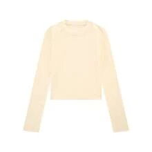 Women Lightweight Cardigans - White Lime - View 9