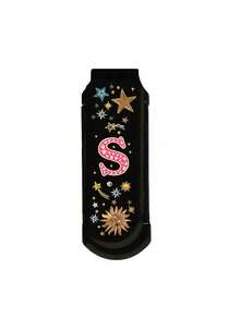1pc 2-In-1 Foldable Makeup Mirror, Retro Creative Star & Letter Design, Foldable Portable Mini Comb With Mirror, Fashionable Beauty Tool For Travel And Gift, Dual-Use Air Cushion Comb, Scalp Massage Hair Brush, Perfect For Travel And Gifting - Multicolor - View 14