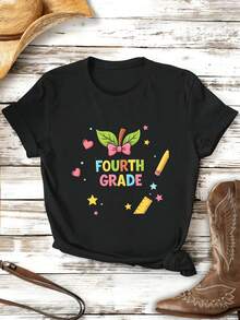 Women T-Shirts - Black - View 2